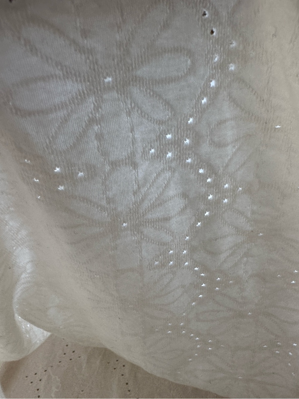 Loft Boho Eyelet Flutter Sleeve top - Picture 9 of 9